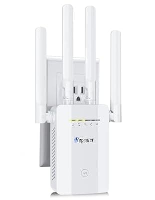 2026 New WiFi Extender Signal Booster for Home, 15715sq.ft Long Range WiFi Repeater Wireless Routers Signal Amplifier, Mesh WiFi 15X Faster Access Point with Ethernet Port, Easy Setup, 5 Working Mode